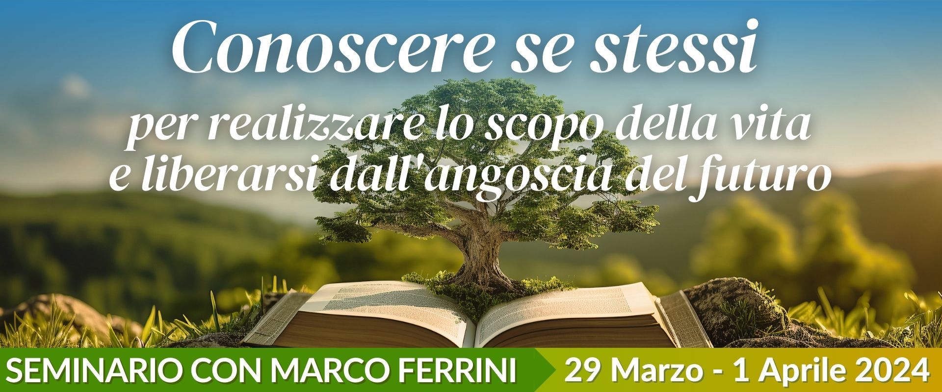 Seminario di Marco Ferrini - 29 marzo - 1 aprile 2024