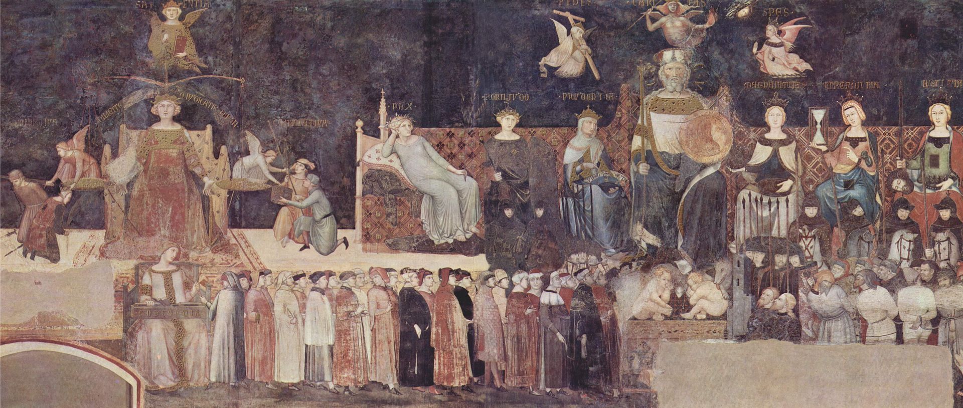 Ambrogio Lorenzetti, Allegoria del Buon Governo, 1338
