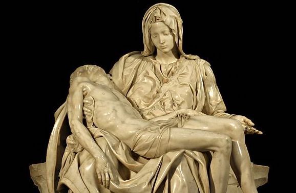 Michelangelo Buonarroti, Pietà Vaticana, 1497-1499, Roma, Basilica di San Pietro in Vaticano