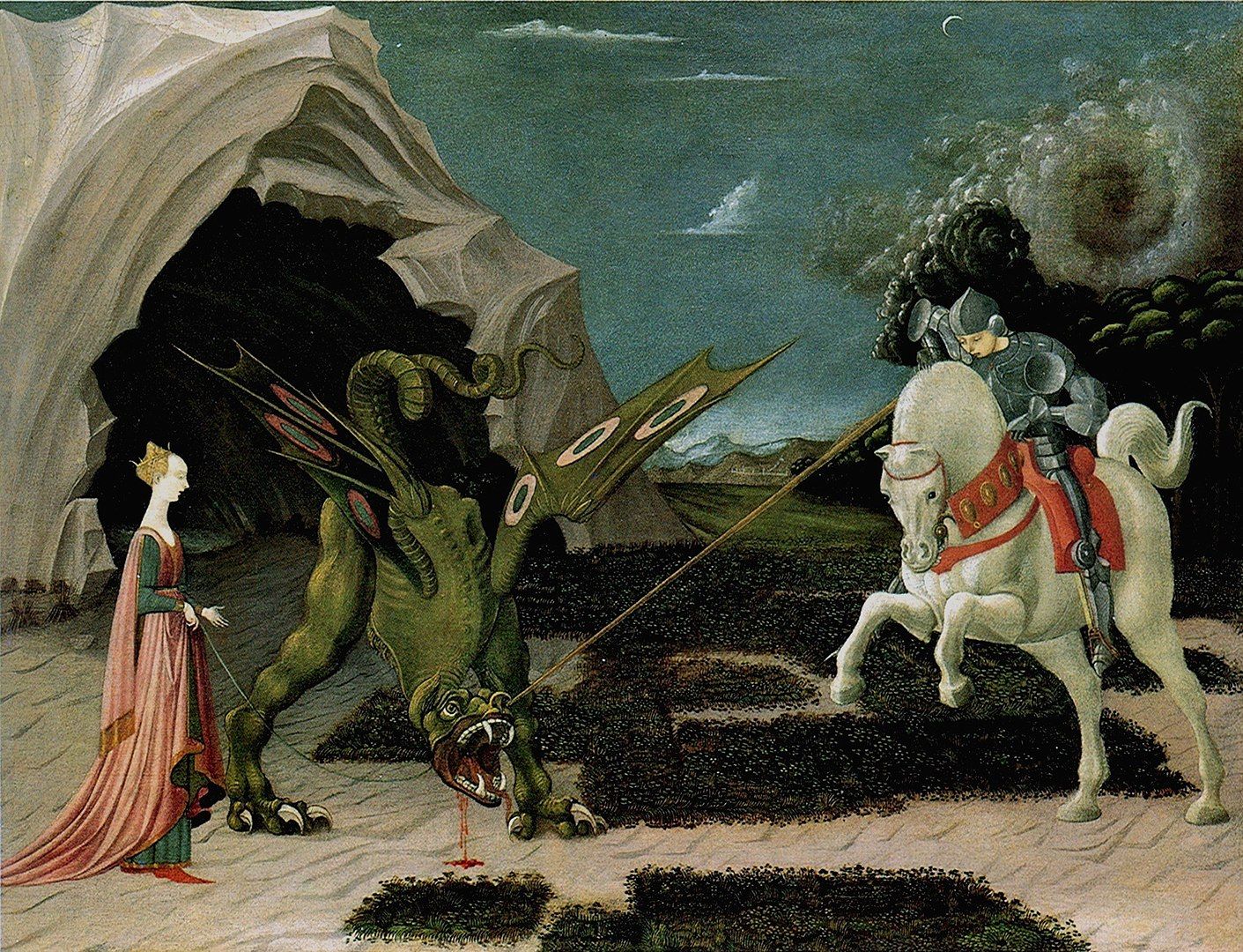 Paolo Uccello, San Giorgio e il drago, 1470