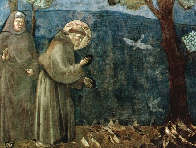Giotto, San Francesco predica agli uccelli, 1297