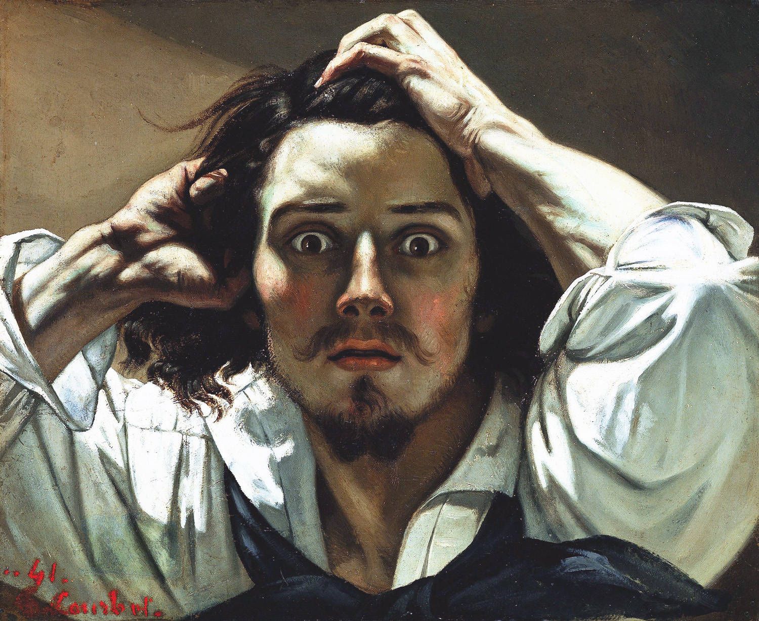 Gustave Courbet, Autoritratto, 1843